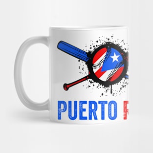 Puerto Rico Baseball Mug